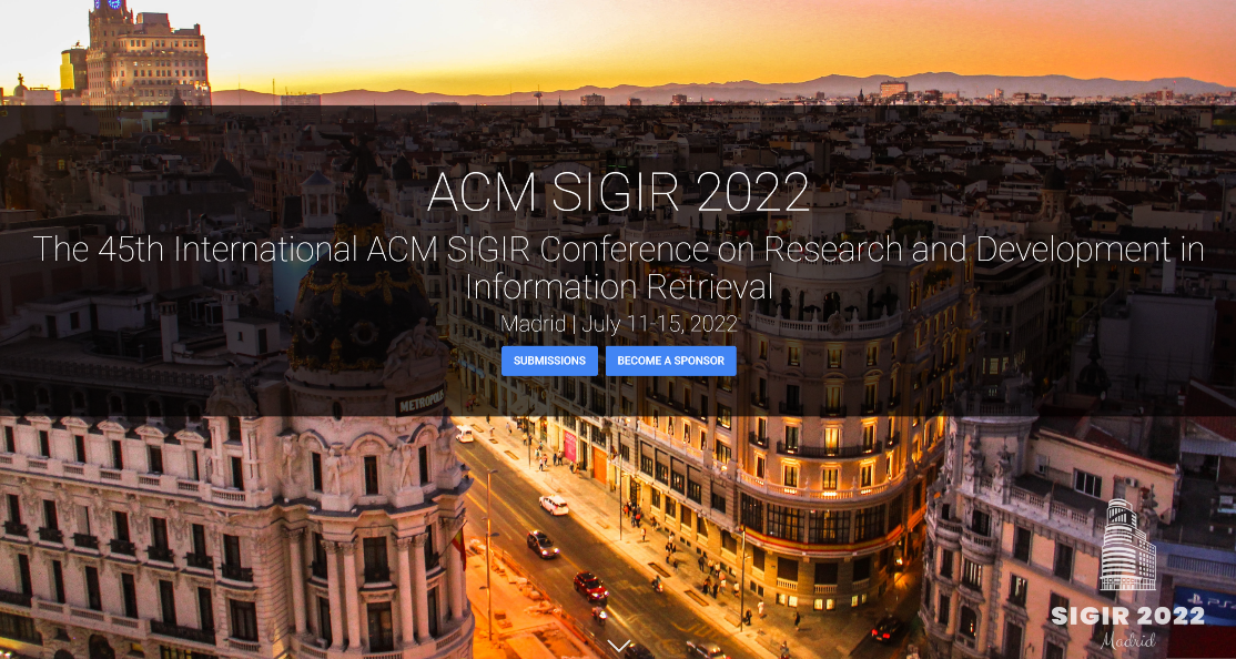 ACM SIGIR 2022